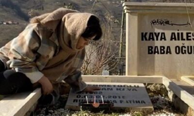 Seray Kaya yeni yaşında babasının mezarındaydı…