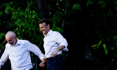 Macron ve Lula’nın “düğün albümüne benzetilen” fotoğrafları viral oldu!