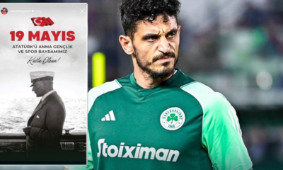 Samet Akaydın Atatürk paylaşımı nedeniyle Panathinaikos’ta kadro dışı bırakıldı