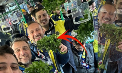 Fenerbahçeli taraftarlar derbi yoluna böyle çıktı