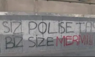 Üniversitelerde tehlikeli tırmanışın ilk işareti duvarlarda