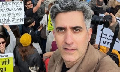 Memet Ali Alabora, İmamoğlu için düzenlenen eyleme katıldı