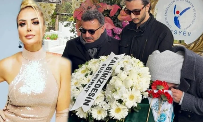 Tanyeli’ye veda… Eşi ve oğulları gözyaşlarına boğuldu