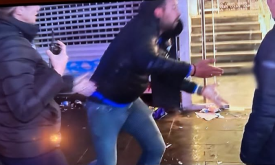 Polislerin yere yatırıp şiddet uyguladığı kişi sivil polis çıktı!