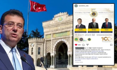 İmamoğlu’nun diploma iptalinin ardından İşletme Fakültesi’nin o paylaşımı gündem oldu