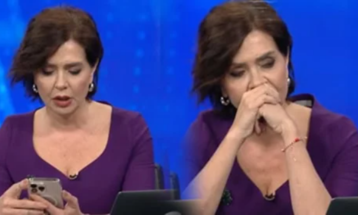 Özlem Gürses’i canlı yayında duygulandıran mesaj