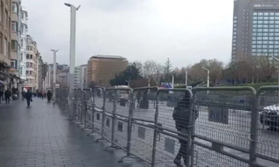 Taksim’de ‘İmamoğlu’ ablukası