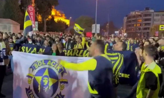 Fenerbahçeli taraftarlar Saraçhane protestolarına katıldı