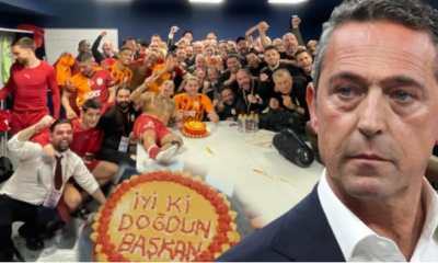 Soyunma odasına pasta bıraktılar! Ali Koç’a olay gönderme