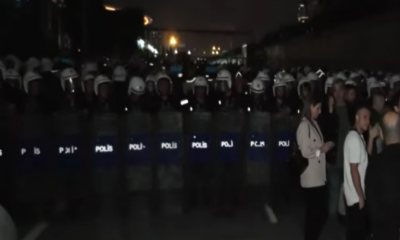 CHP İstanbul İl Başkanlığı önünde tansiyon yükseldi