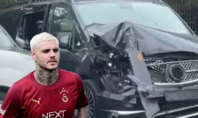Galatasaraylılara bir günde ikinci kaygı! Icardi’nin aracı pert oldu