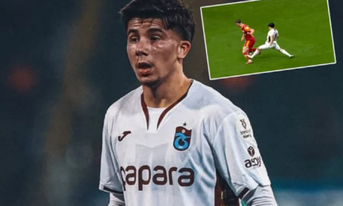 7 dakikada kırmızı kart gördü! Trabzonspor’da tarihe geçti
