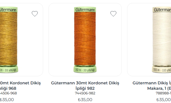 Dikiş İplerinde Kalite Arayışı Sürüyor: Gütermann Markası Öne Çıkıyor
